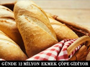 Günde 12 milyon ekmek çöpe gidiyor