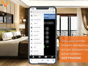 Otel odalarına Sanal Telefon ile temassız konuk deneyimi