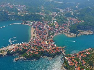 Tarihi Amasra denizden turizme açılıyor