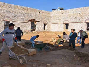 Gülevşen Cami'nin zemin kazıları başladı