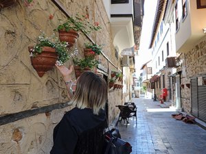 Antalya Kaleiçi turistler için doğal fotoğraf stüdyosu olacak!