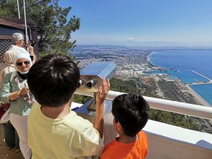 Antalya'nın seyir terası Tünektepe açıldı