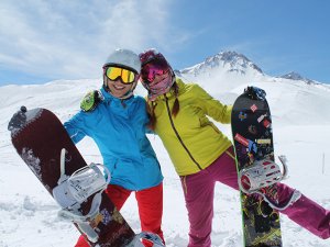 Erciyes “Ford Snowboard Dünya Kupası”na hazırlandı