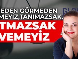 Gitmeden görmeden bilemeyiz, tatmazsak sevemeyiz