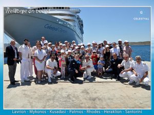 Celestyal Cruises, Ukraynalı 40 mülteci anne ve çocuğu gezdirdi