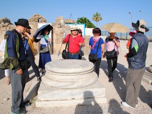 Güney Koreli turistleri kültür turunda gözdesi Side Antik Kent