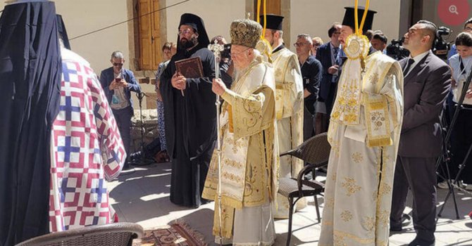 Sümela Manastırı'nda Meryemana Yortusu Ayini yapıldı