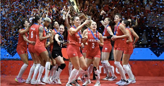 A Milli Kadın Voleybol Takımı Avrupa Şampiyonu oldu