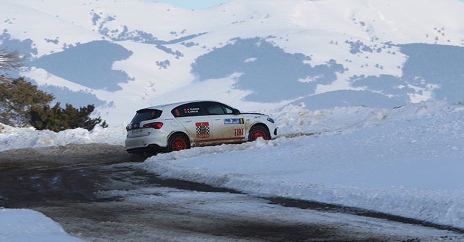 Sarıkamış'ta Ralli Heyecanı