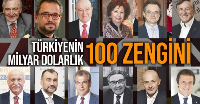 Türkiye’nin en zengin 100 ailesinin listesi