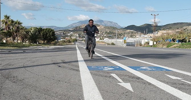 Alanya-Gazipaşa arası 13 kilometrelik Bisiklet Yolu yapılıyor