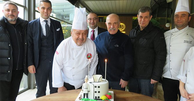 Türk aşçılığının simge ismi İbrahim Çelik 50’ci yılını kutladı