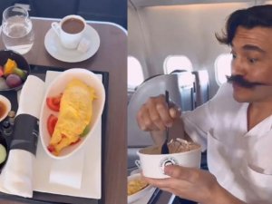 THY'den uçakta pilav yiyen Nedim Şahin'e 1 yıl ceza