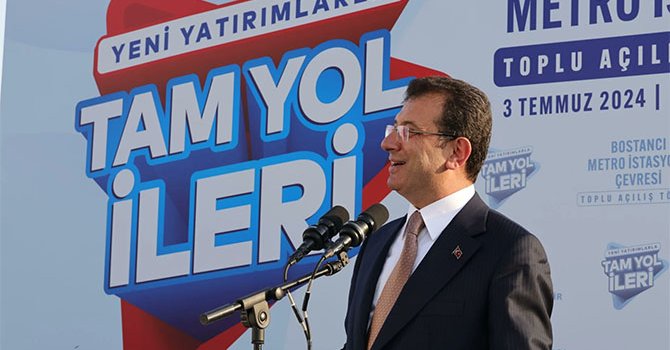 İmamoğlu: Yeşil alanı insanların kullanımına açıyoruz