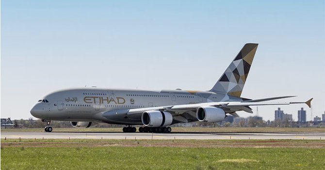 Etihad 2024'te %40 artış ile 8,7 milyon yolcu taşıdı