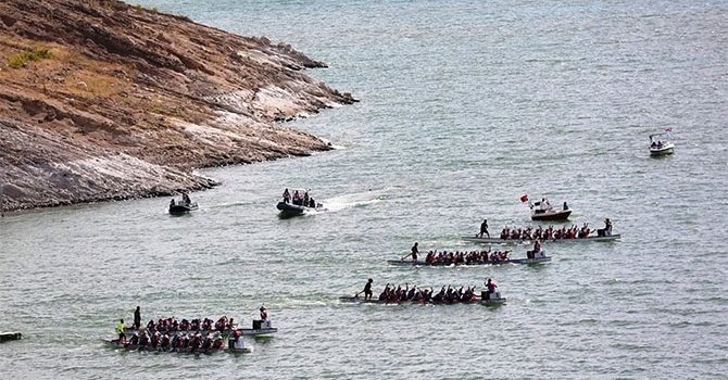 Su sporları merkezi Yamula’da Dragon Festivali