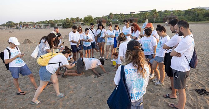 Mavi Gönüllüleri, caretta’ları Akdeniz’le buluşturuyor