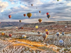 Balon turizminde 9 ayda 700 bin yolcu taşındı