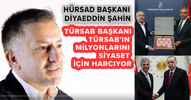 TÜRSAB Başkanı, TÜRSAB’ı kullanıp siyaset yapıyor