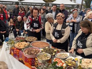 Muğla'da zeytinyağlı yemek yarışması düzenlendi