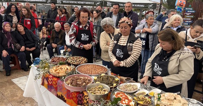 Muğla'da zeytinyağlı yemek yarışması düzenlendi