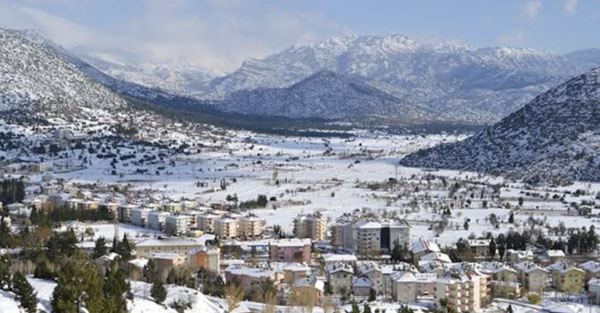 Antalya’nın en soğuk ilçesi bu yıl yine Akseki