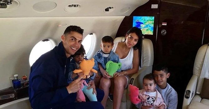 Ronaldo'nun milyarlık uçağı Sezgin Baran Korkmaz'ın çıktı