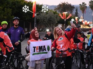 Demre'de karbon kullanımına karşı pedal çevrildi