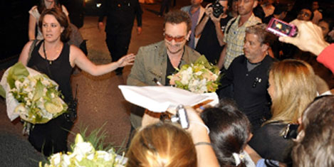 U2 grubu  İstanbul'da