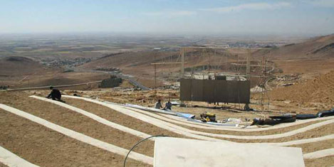 Mardin'de açık hava sineması