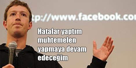 Facebook'un kurucusundan itiraf