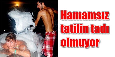 Ruslar hamamsız tatil yapmıyor