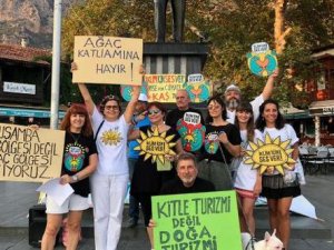 Antalya'da 'İklim İçin Ses Ver' etkinliği yapıldı