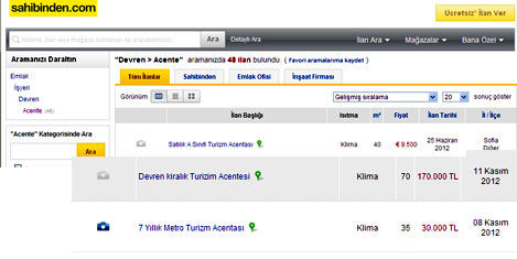 Acenteler Sahibinden.com'a düştü