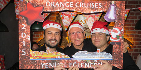 Orange Cruisesın yeni yıl partisi