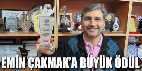 Emin Çakmaka, ADRO'nun ödülü