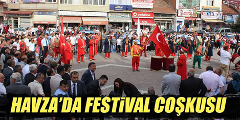 Havza'da Atatürk festivalde anıldı