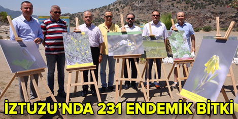 İztuzunda 231 çeşit endemik bitki