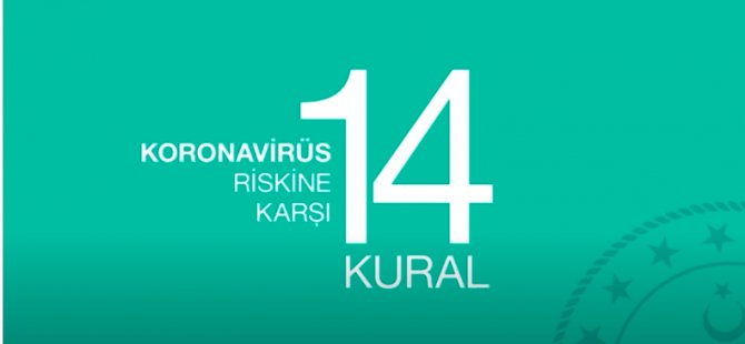 Sağlık Bakanlığı'nın korona virüse karşı 14 kuralı